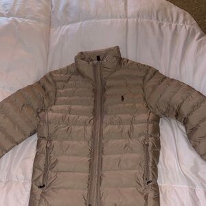 Tan Puffer Jacket